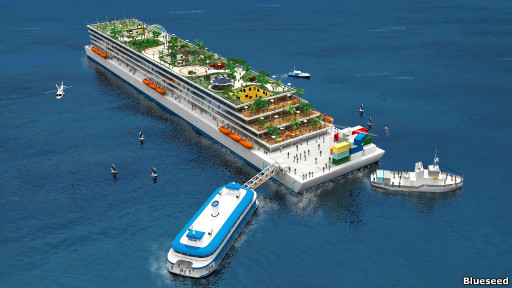 Un Silicon Valley flotante en el Océano Pacífico