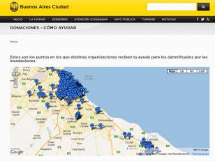 ¿Dónde llevar las donaciones? El mapa para la solidaridad