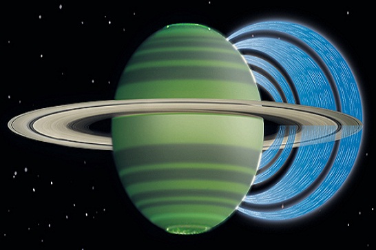 Cae lluvia desde los anillos de Saturno cubriendo grandes extensiones del planeta