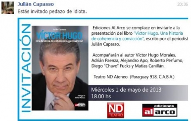Víctor Hugo mandó a un empleado a publicar un libro sobre él. INSULTOS A LOS AUTORES DE “EL RELATO OCULTO” Y NERVIOS POR UNA NUEVA INVESTIGACIÓN. 