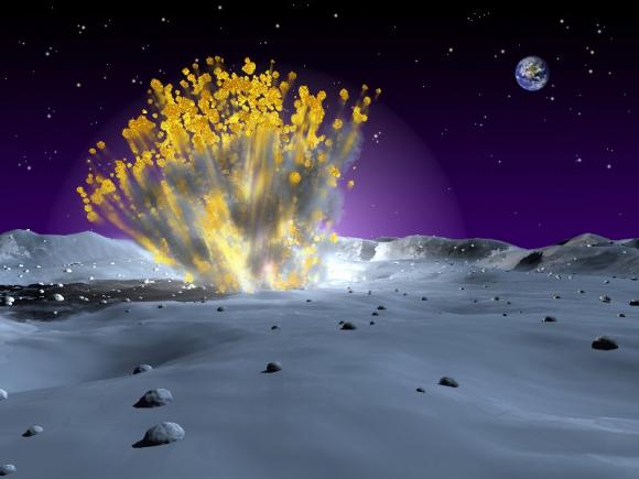 NASA captura gran impacto de meteorito en la Luna