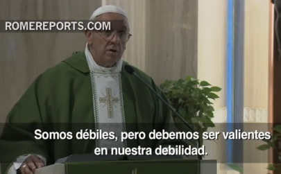 Papa invita a ¨tener la valentía de escapar ante las tentaciones¨