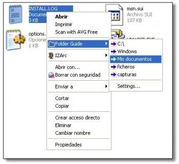 Folder guide