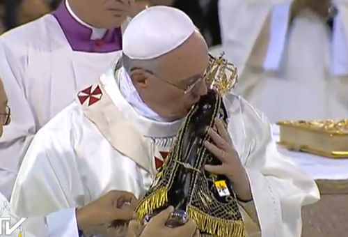 Las 3 recetas del Papa en Aparecida contra «el dragón»: esperanza, alegría y las sorpresas de Dios