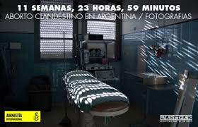 Amnistía Internacional promueve derecho al aborto libre en el Palais de Glace de Buenos Aires