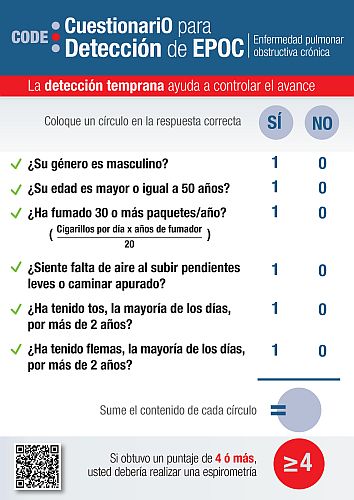 Médicos argentinos desarrollan un cuestionario para facilitar la detección del EPOC