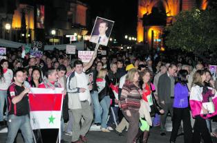 Marchas en Bolivia y Argentina por Siria