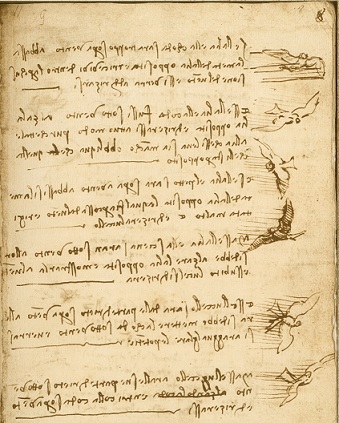 Genialidad en el Código del Vuelo de Pájaros de Leonardo Da Vinci