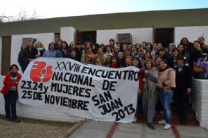 Al Gobierno de San Juan, por la garantía de la seguridad de la ciudad y de sus habitantes durante el Congreso Nacional de Mujeres Autoconcocadas