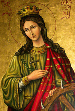 SANTA CATALINA DE ALEJANDRÍA. Virgen y Mártir + Patrona de los filósofos.