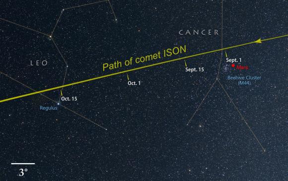 Astrónomos divididos sobre destino de cometa cuando pase cerca del Sol