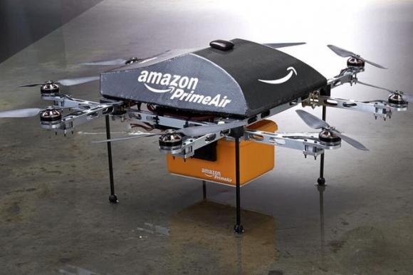 Amazon anuncia servicio Prime Air: entrega con drones voladores