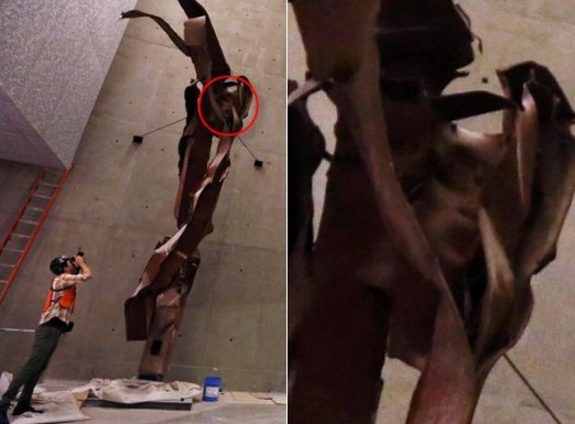 Encuentran una misteriosa cara entre los restos del 11-S