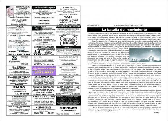 Boletín Diciembre de 2013