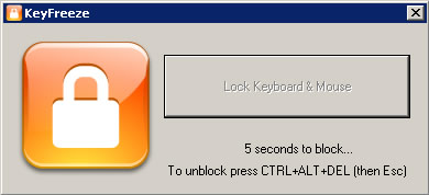 KeyFreeze: bloquea el teclado y el ratón