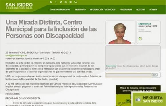 Crecen los usuarios del sistema de atención online de San Isidro sobre discapacidad