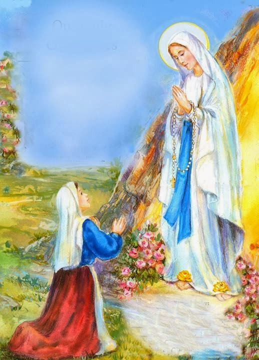 Aniversario de las apariciones de Nuestra Señora de Lourdes. 