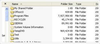 Folder size: ver el tamaño de las carpetas