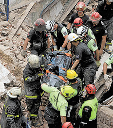 Otro derrumbe, otra muerte 