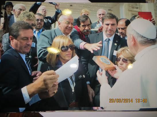 Su Santidad recibió a familiares caídos, Veteranos de Guerra y luchadores de la causa Malvinas