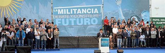 Quién es quién en el palco ultra K del Mercado Central 