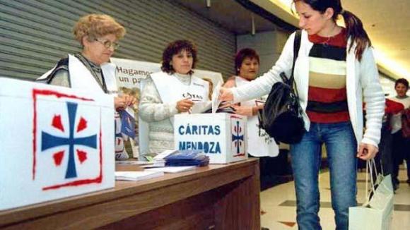 Cáritas agradeció la generosa colaboración de los argentinos en la colecta