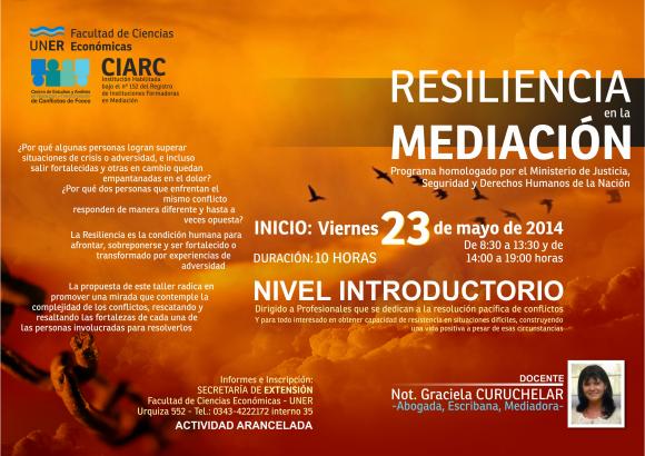 CURSO DE RESILIENCIA EN PARANA,PROVINCIA DE ESNTRE RIOS