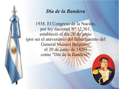 20 de junio... Día de la Bandera