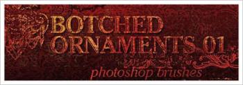Pinceles para photoshop: botched ornaments