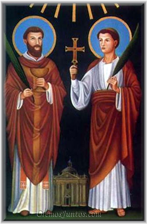 02 de junio. Santos Marcelino y Pedro | San Erasmo