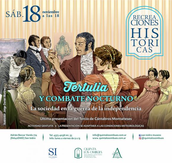 Recreaciones históricas en San Isidro