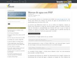 Marcas de agua con php