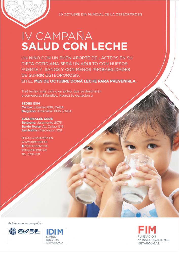 Comenzó la VI Campaña ¨Salud con Leche¨