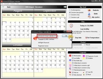 Advanced woman calendar v2.9