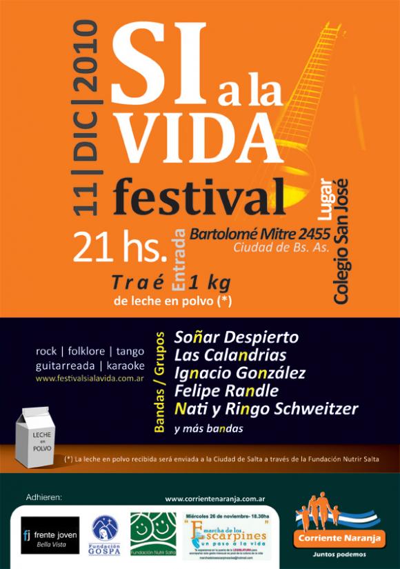 Festival Si a la Vida - Corriente Naranja 