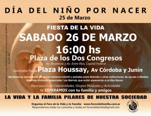 Tercera Fiesta por la Vida y la Familia