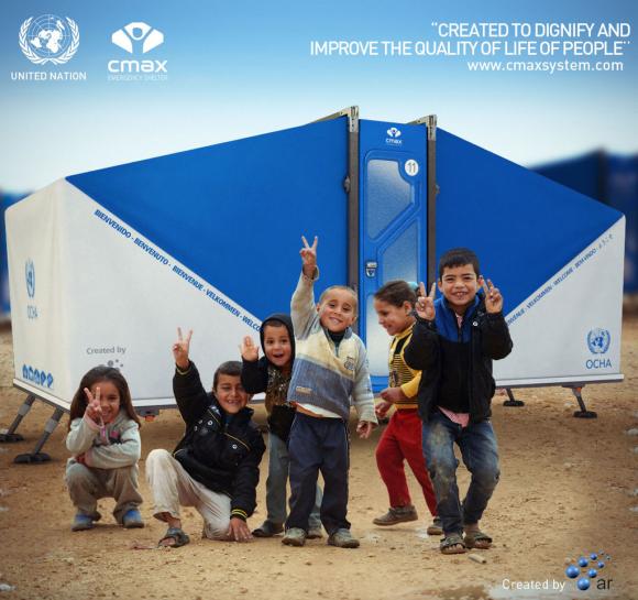 Un argentino sorprendió a la ONU con un refugio móvil para desastres naturales