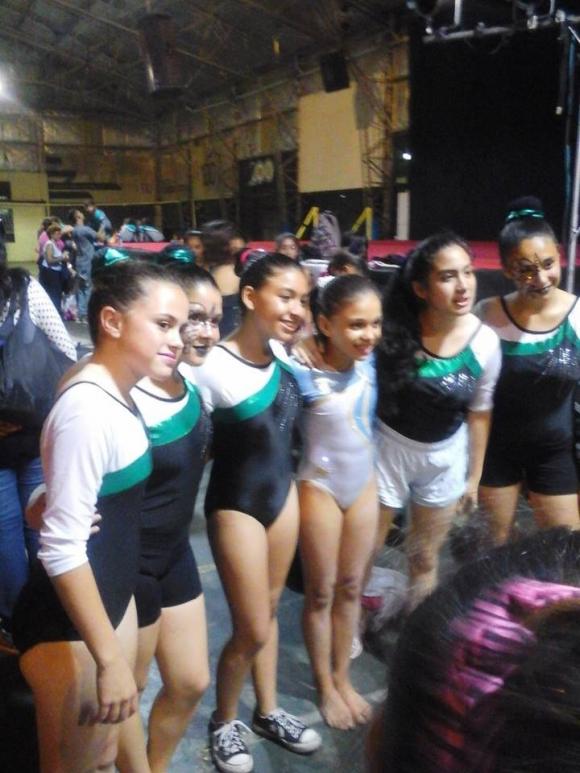 Gala de gimnasia artística en el Colegio Marín
