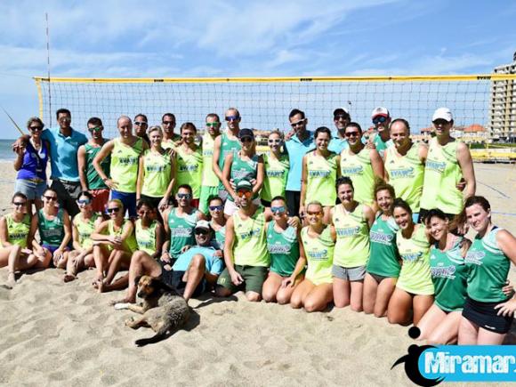 BVAW: Comenzó la fiesta del beach volley en Miramar