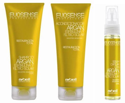 Cuida el cabello en verano, Arbell presenta Evosense Argán & Espirulina.