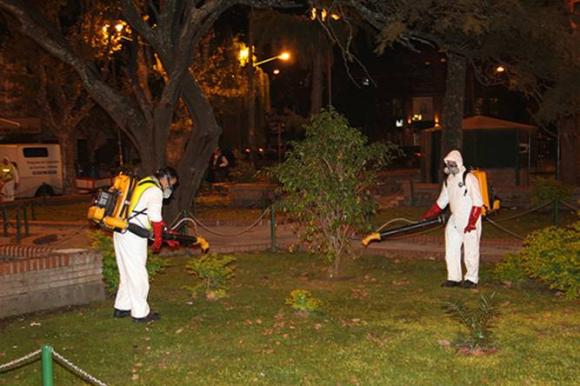 Cronograma semanal (9 al 13/2) de fumigaciones en San Isidro