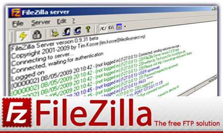 Descargar el FILEZILLA... Uno de los mas prácticos y seguros FTP