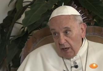 Entrevista al papa Francisco de la corresponsal de Televisa (1ra. parte)