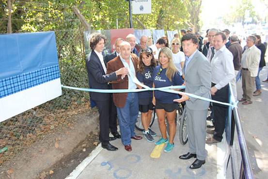 San Isidro: inauguraron el primer tramo de ciclovías