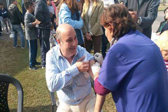 Más de 7.000 personas se vacunaron en San Isidro