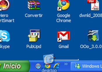 Restaurar el icono mostrar escritorio