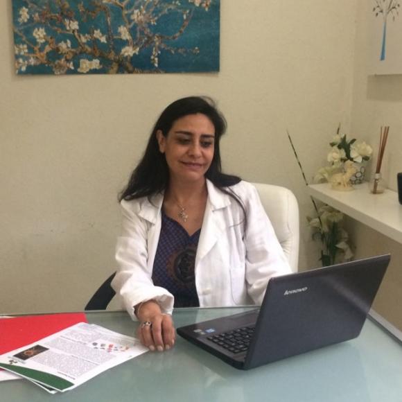 La Dra. Marlen Bustillos en el programa