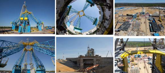 Nuevo cosmódromo ruso en construcción