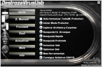 Destroza virus usb