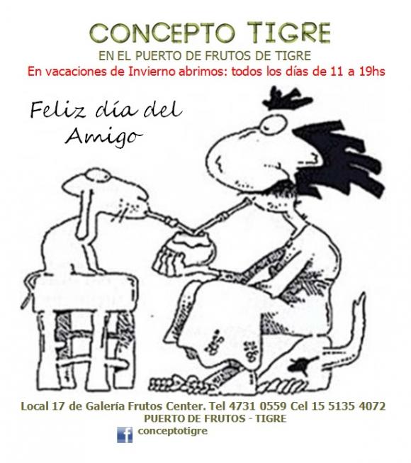 En vacaciones de Invierno abrimos: todos los días de 11 a 19hs 